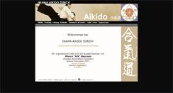 Desktop Screenshot of iwamaaikido.ch