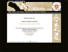 Tablet Screenshot of iwamaaikido.ch